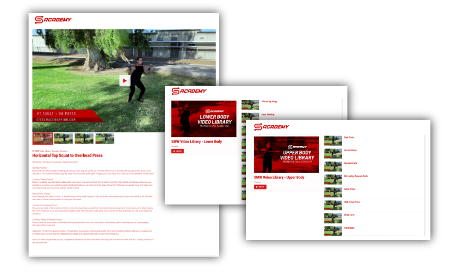 Steel Mace Warrior Video Library and Workouts